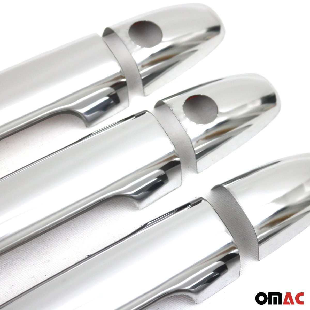 Mercedes Sprinter Door Handle Cover - Omac - Gloss Silver - 2018